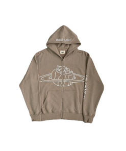 BROKEN PLANET SPACE ZIP UP HOODIE