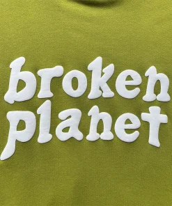 BROKEN PLANET YELLOW HOODIE