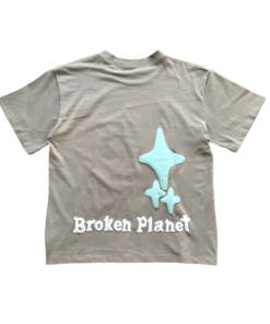 Broken Planet Market T-Shirt Grey