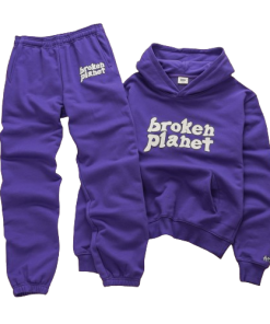 Broken Planet Purple Tracksuit