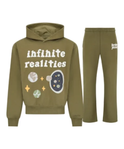 Broken Planet Tracksuit Olive Green