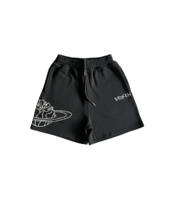 Broken Planets Black Shorts