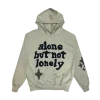 GREY BROKEN PLANET ALONE HOODIE