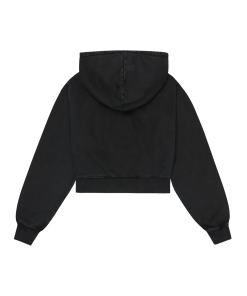 Broken Planet Cropped Zip-Up Hoodie