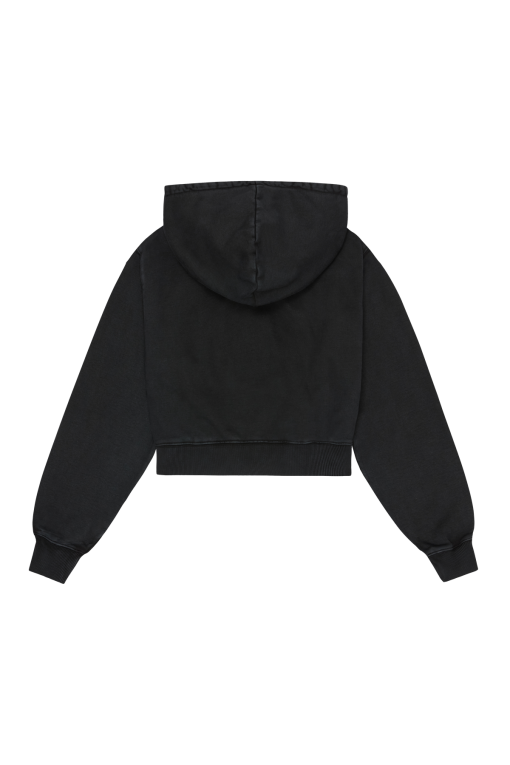 Broken Planet Cropped Zip-Up Hoodie