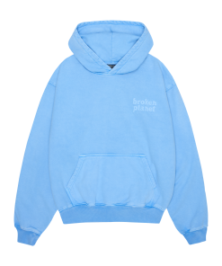 Broken Planet Hoodie Sky Blu