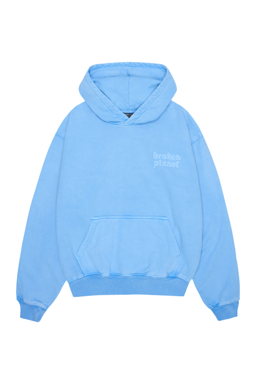 Broken Planet Hoodie Sky Blu