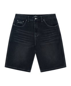 Broken Planet Denim Shorts Black