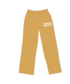 Broken Planet Sweatpants Mustard Yellow