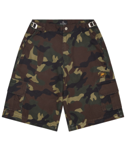 Broken Planet 2 in 1 Camo Cargo Pants Shorts