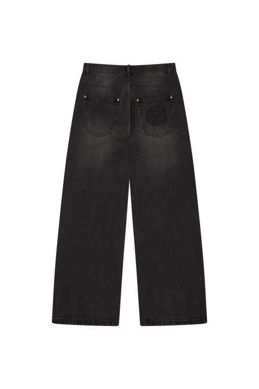 Broken Planet Wide-Leg Denim Jeans