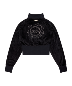 Star Girl Velour Track Jacket